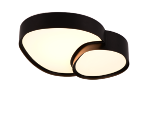 Plafondlamp Kolun Mat Zwart - Set van 3