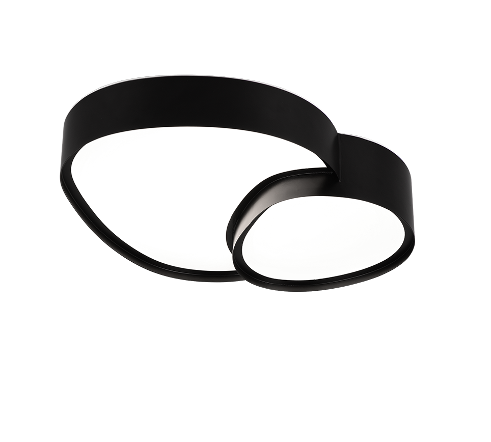 Plafondlamp Kolun Mat Zwart - Set van 3 - Afbeelding 2
