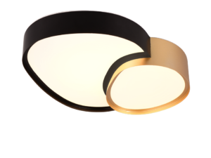 Plafondlamp Slistel Zwart - Set van 3
