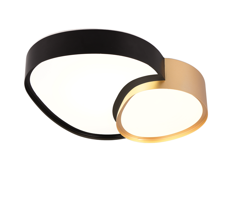 Plafondlamp Slistel Zwart - Set van 3 - Afbeelding 2