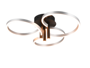 Plafondlamp Kleivond Metaal Ø65,5 cm - Set van 3
