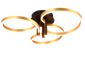 Plafondlamp Toostesta Metaal Ø65,5 cm - Set van 3