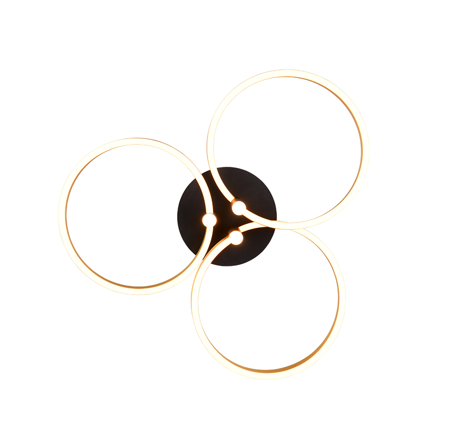 Plafondlamp Toostesta Metaal Ø65,5 cm - Set van 3 - Afbeelding 4