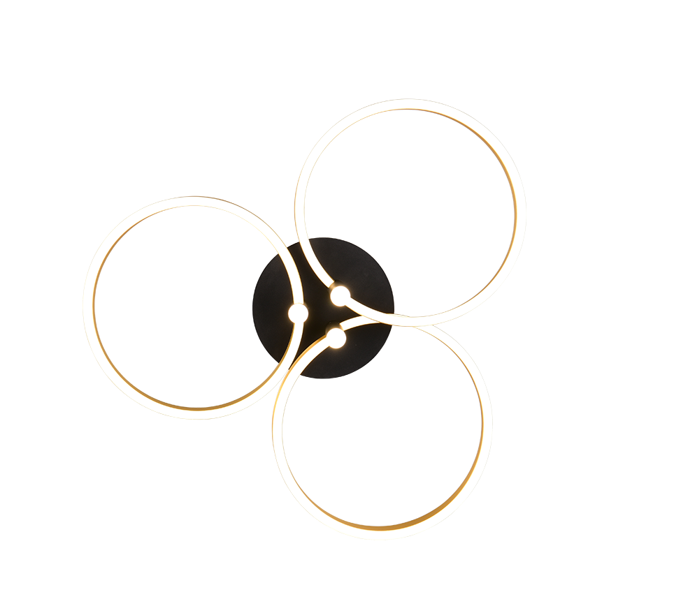 Plafondlamp Toostesta Metaal Ø65,5 cm - Set van 3 - Afbeelding 5