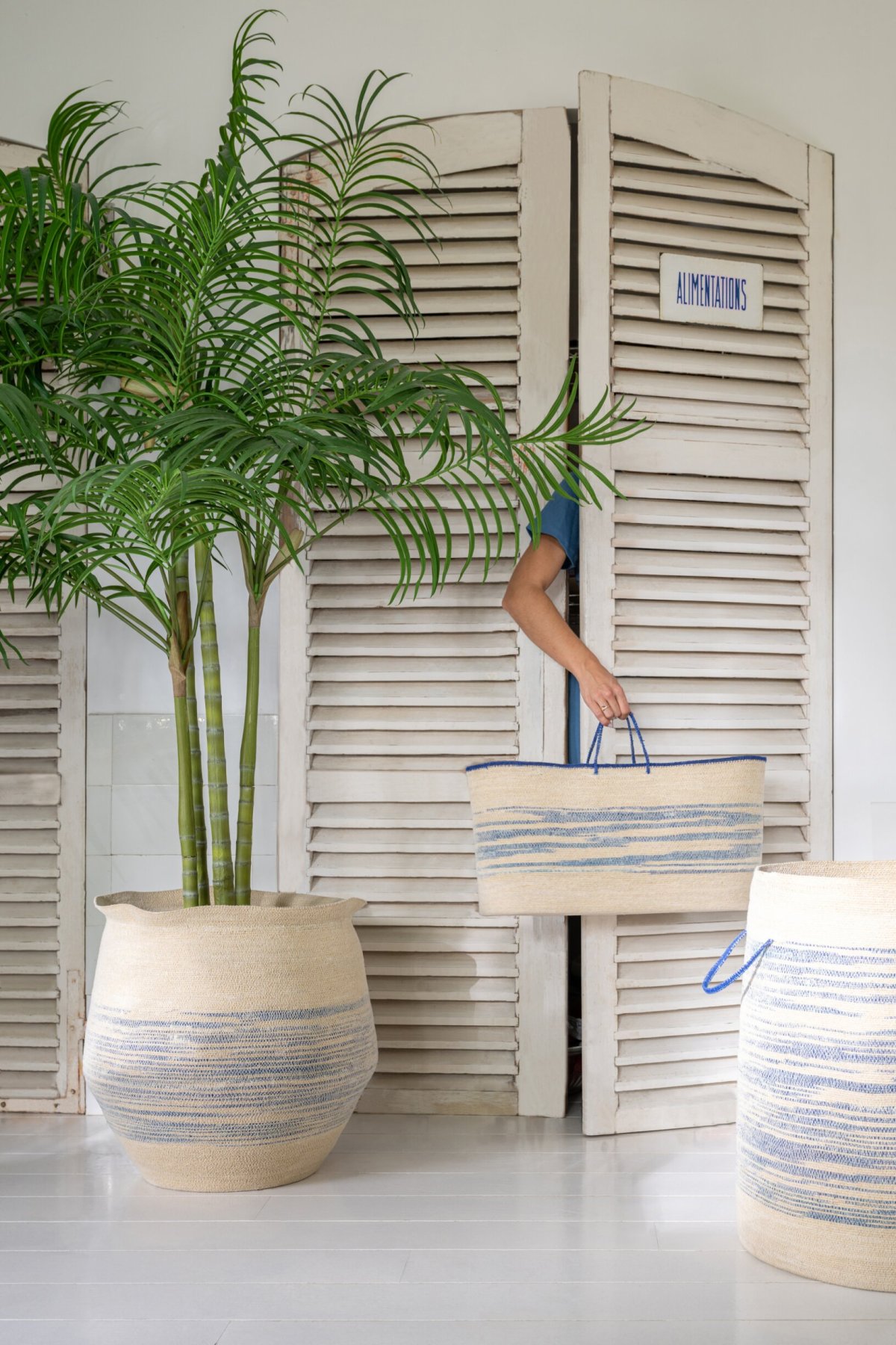 Mand Stoonda Zeegras Naturel - Set van 2 - Afbeelding 3
