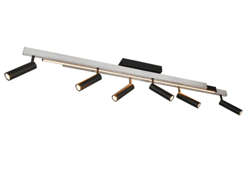 Plafondlamp Didello Wit set van 3 met 6 verstelbare spots en geïntegreerde LED