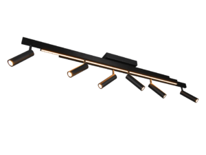 Plafondlamp Braunnak Mat Zwart - Set van 3