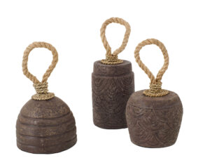Deurstopper Viby Terracotta Bruin - Set van 3