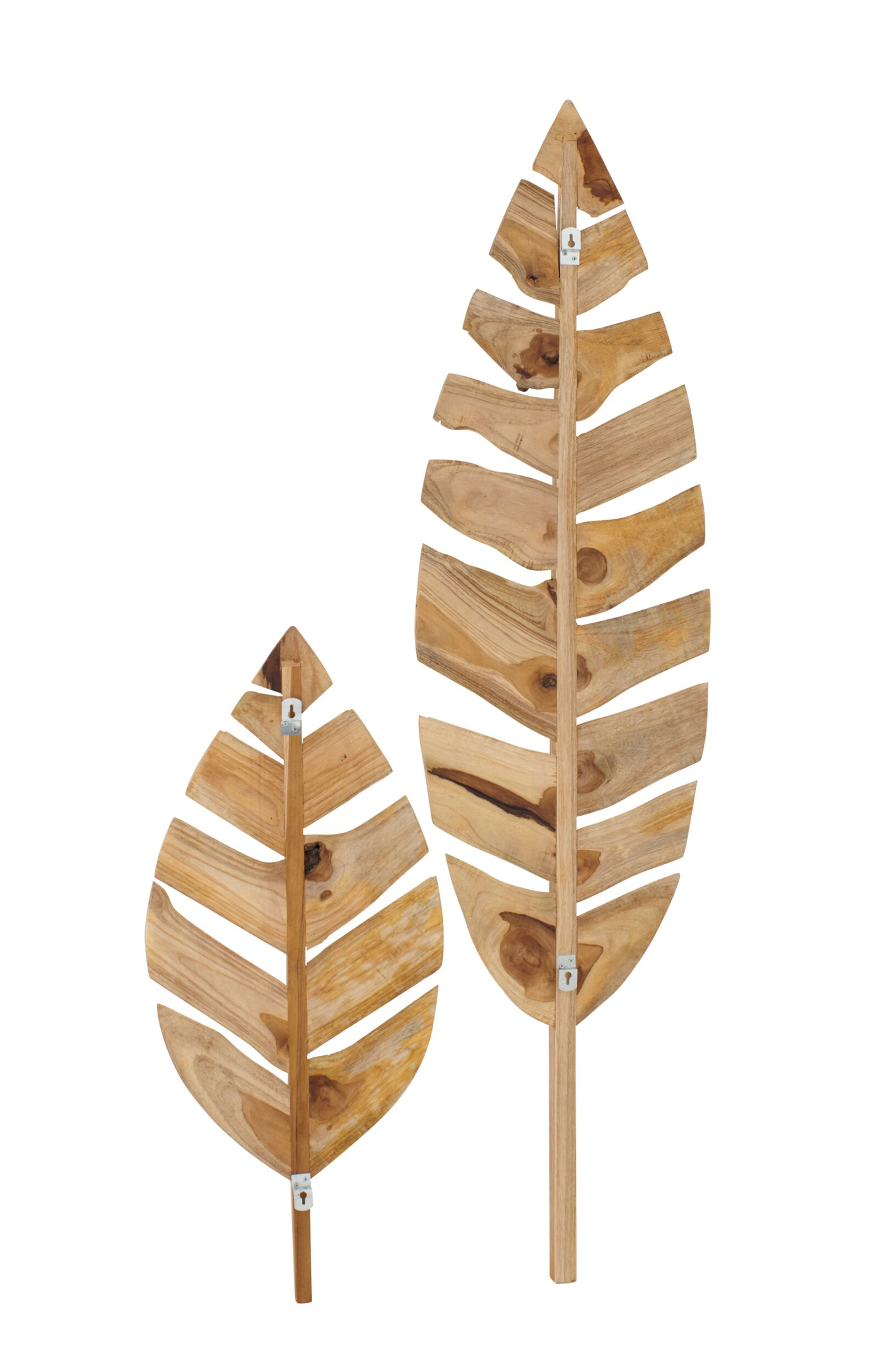Wanddecoratie Skiekan Naturel - Set van 2