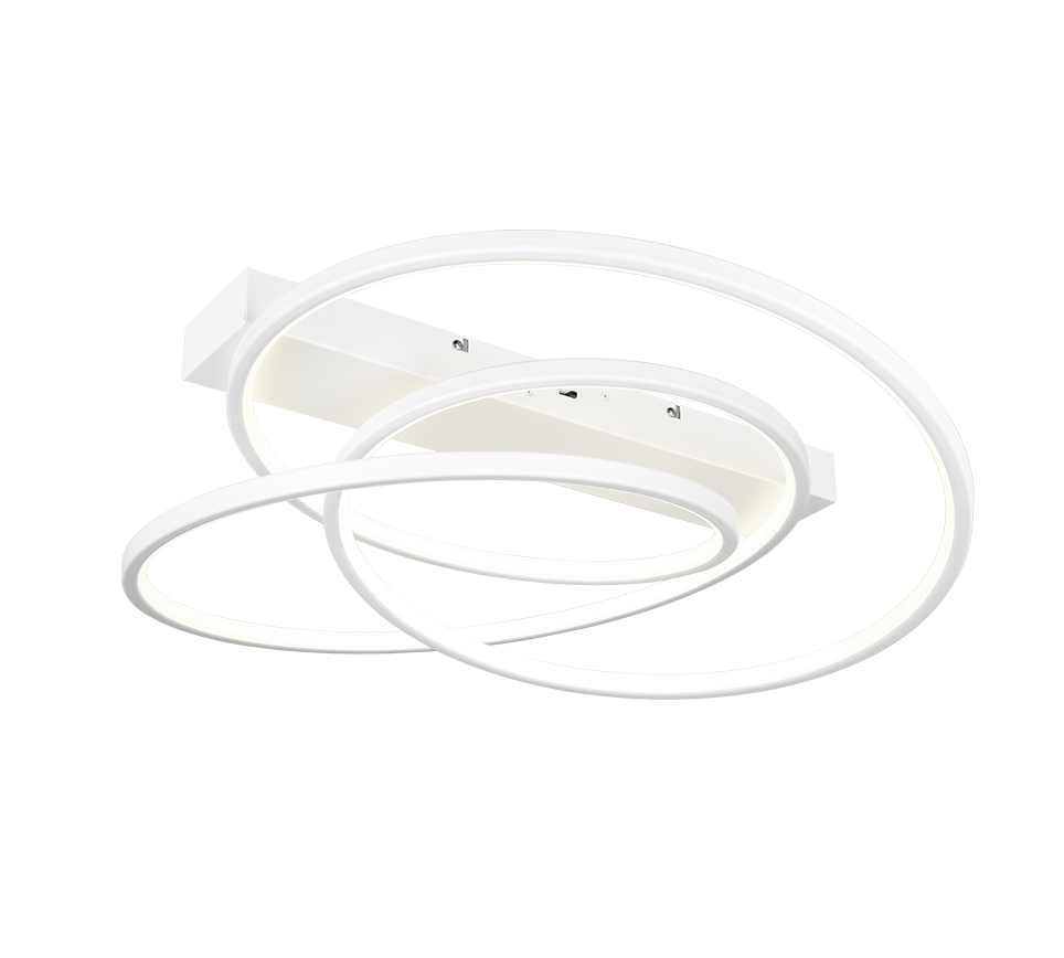 Plafondlamp Minnone Mat Wit - Set van 3 - Afbeelding 2