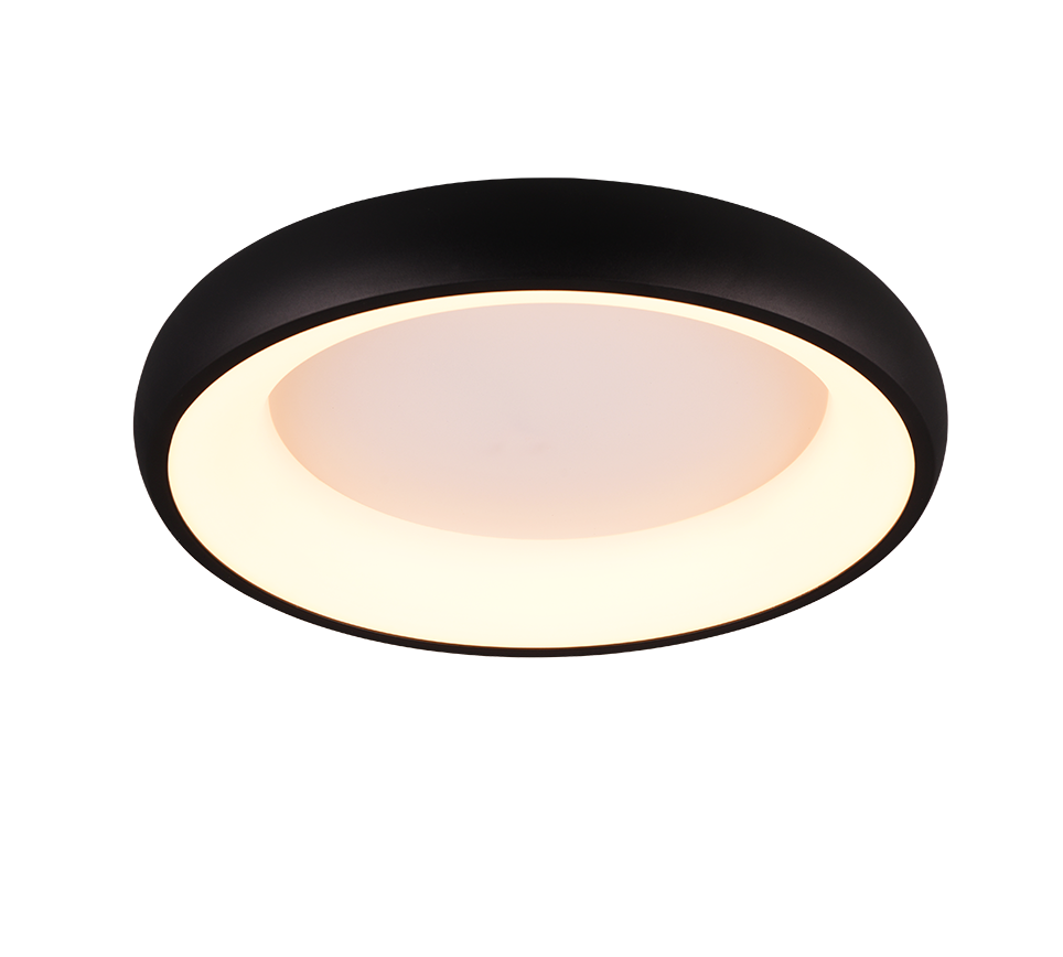 Plafondlamp Grantik Mat Zwart Ø46,5 cm - Set van 3