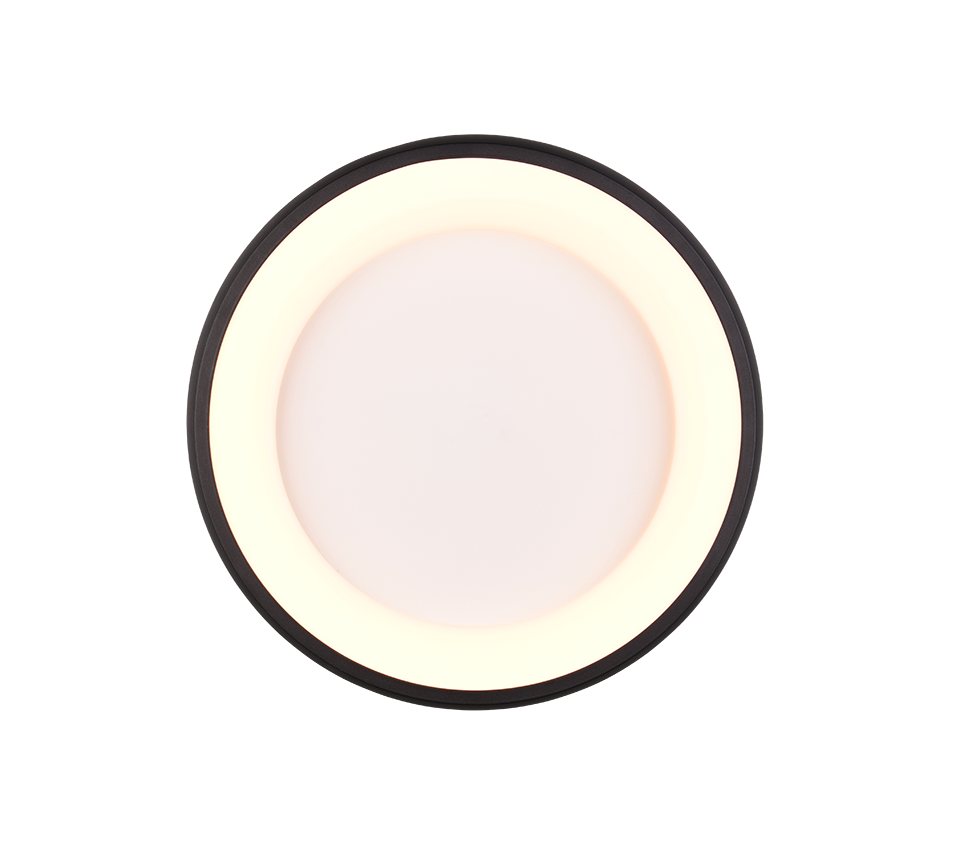 Plafondlamp Grantik Mat Zwart Ø46,5 cm - Set van 3 - Afbeelding 4