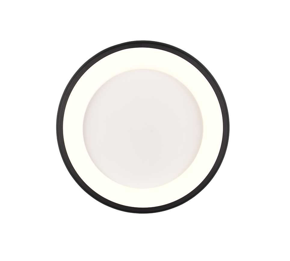 Plafondlamp Grantik Mat Zwart Ø46,5 cm - Set van 3 - Afbeelding 5