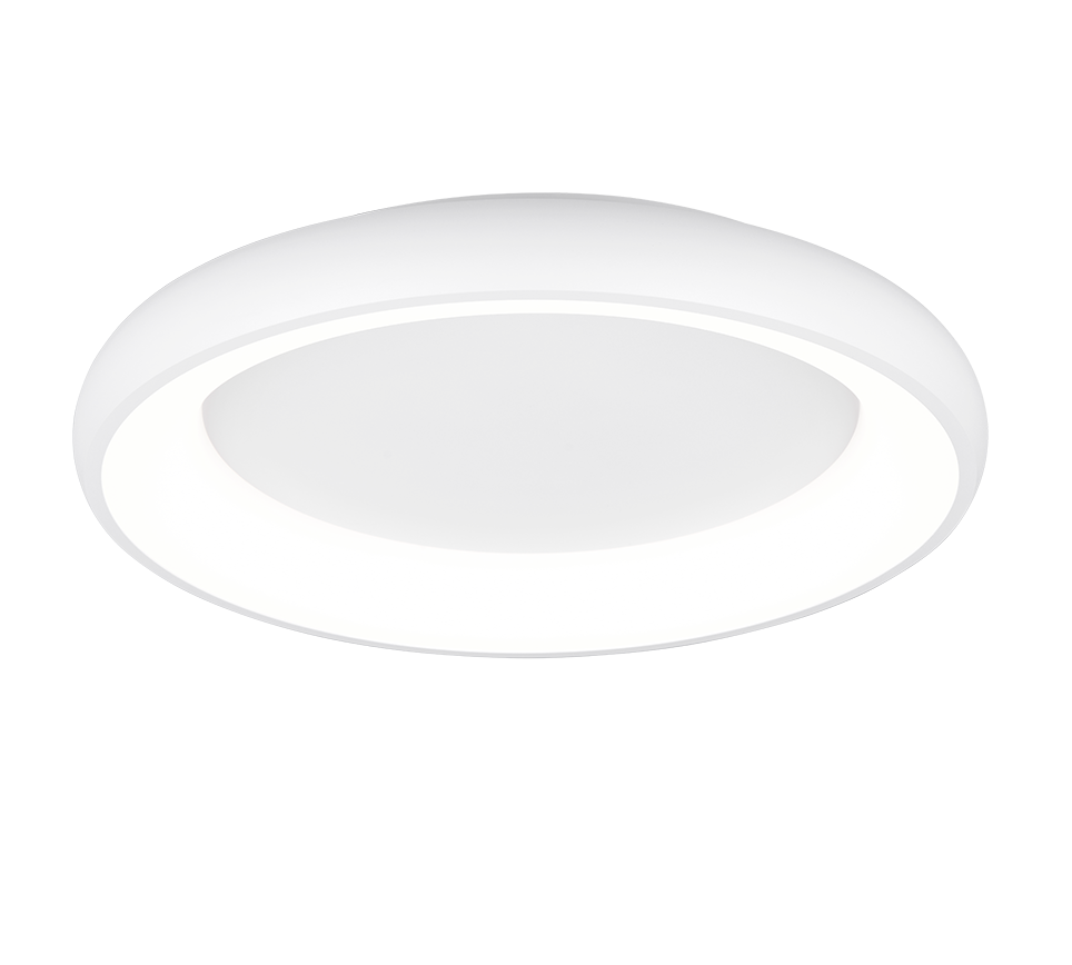Plafondlamp Rolter Mat Wit Ø62 cm - Set van 3 - Afbeelding 2