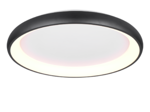 Plafondlamp Vernond Mat Zwart Ø75 cm - Set van 3