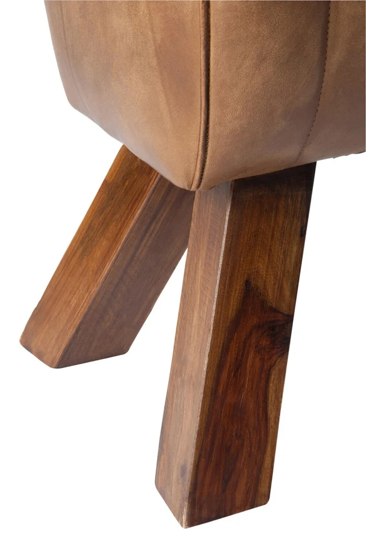 Woonaccessoire Stooves Leer Bruin - Afbeelding 2