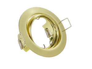Inbouwspot Skinsone Mat Messing Ø8,3 cm - Set van 3