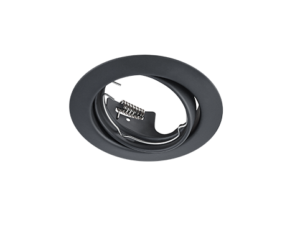 Inbouwspot Braavin Mat Zwart Ø8,3 cm - Set van 3