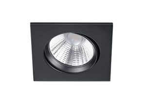 Inbouwspot Predo Mat Zwart - Set van 3