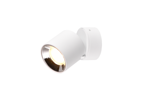 Plafondlamp Joolli mat wit Ø8,7 cm, compacte GU10 spot voor gerichte verlichting, set van 3