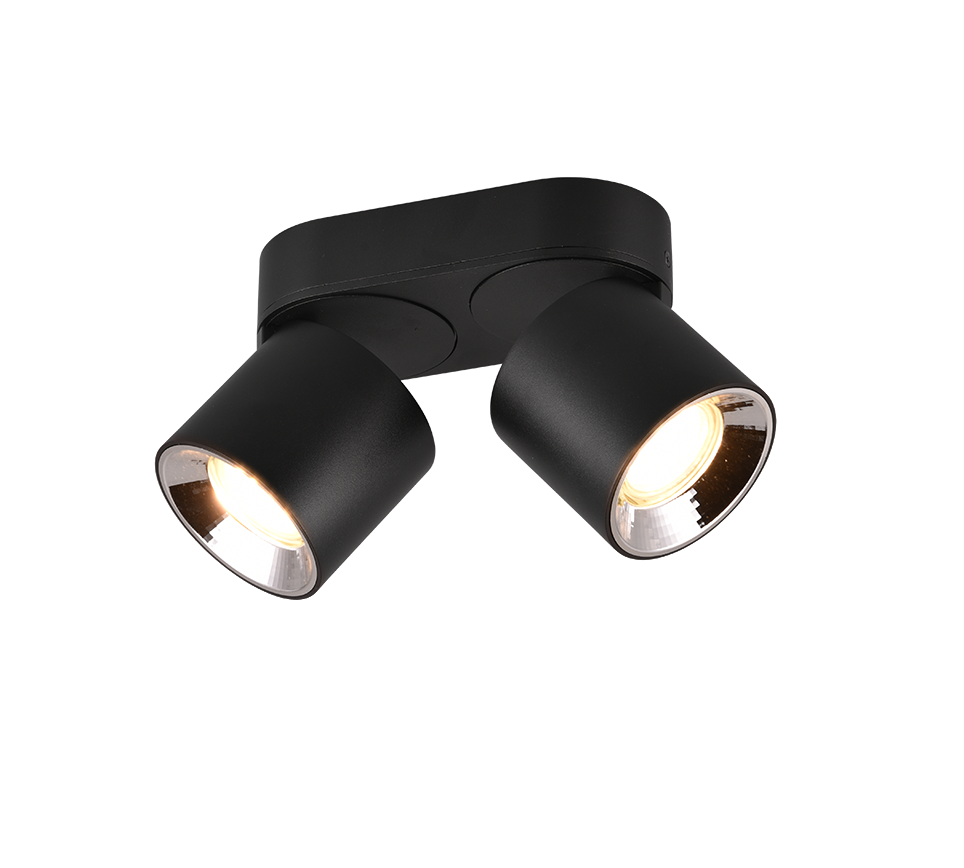 Plafondlamp Prolvir Mat Zwart - Set van 3