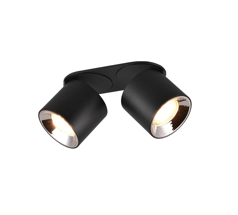 Plafondlamp Prolvir Mat Zwart - Set van 3 - Afbeelding 2