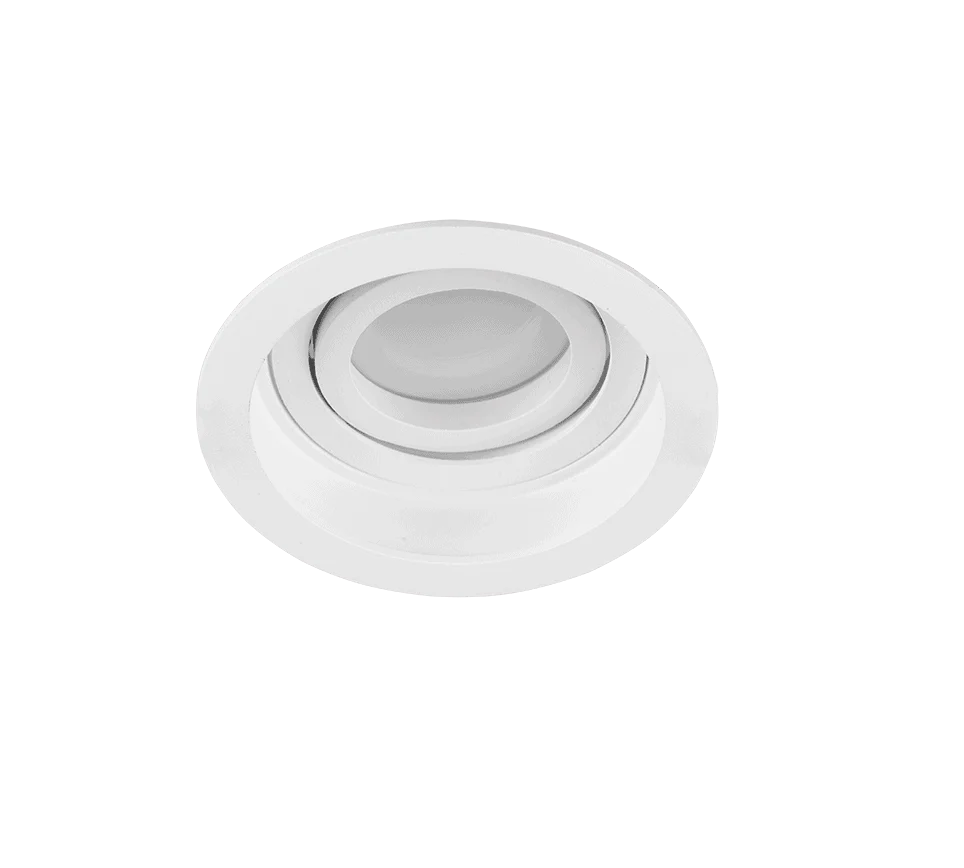Inbouwspot Jirol Mat Wit Ø9,2 cm - Set van 3 - Afbeelding 2