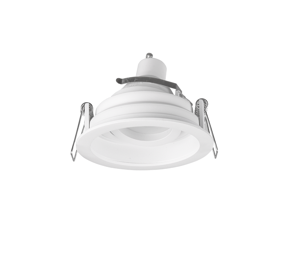 Inbouwspot Jirol Mat Wit Ø9,2 cm - Set van 3 - Afbeelding 3