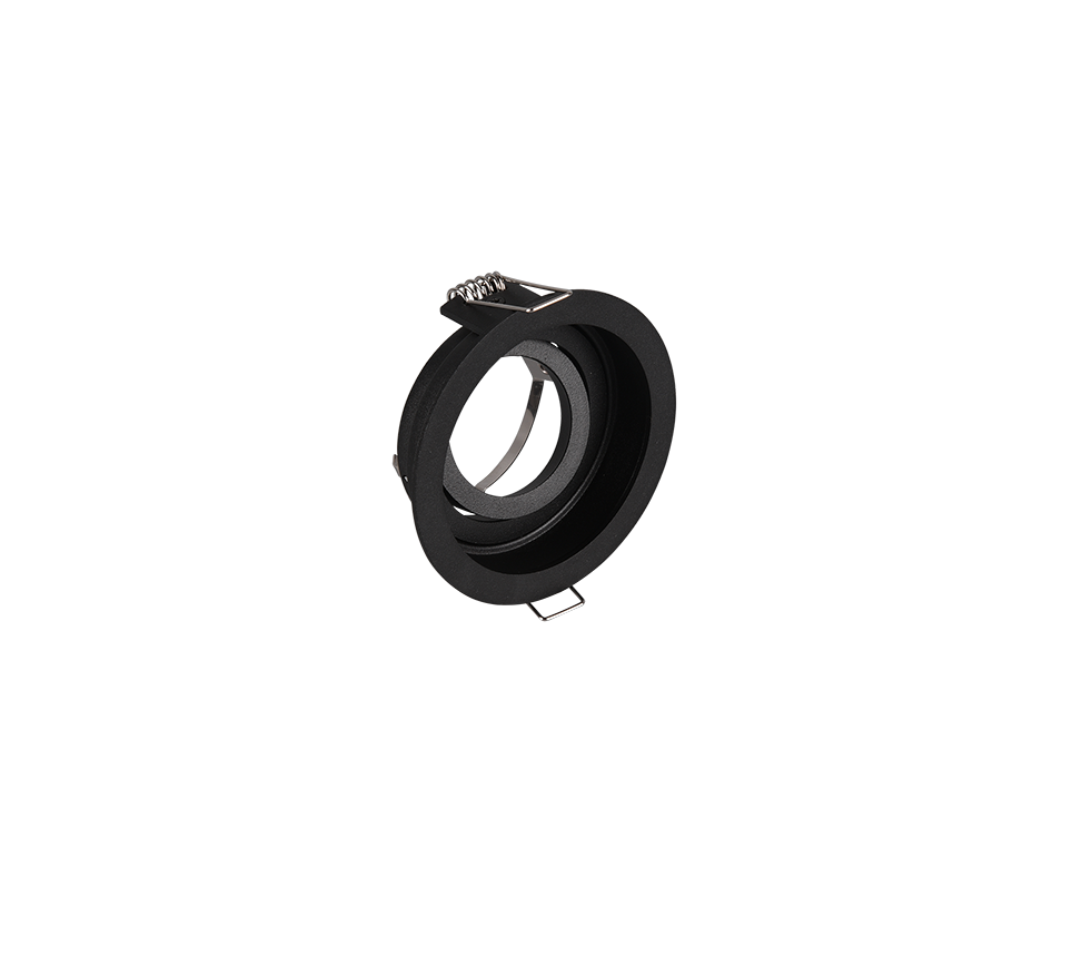 Inbouwspot Broolel Mat Zwart Ø9,2 cm - Set van 3