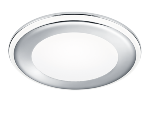 Inbouwspot Frode Chroom Ø14,8 cm - Set van 3