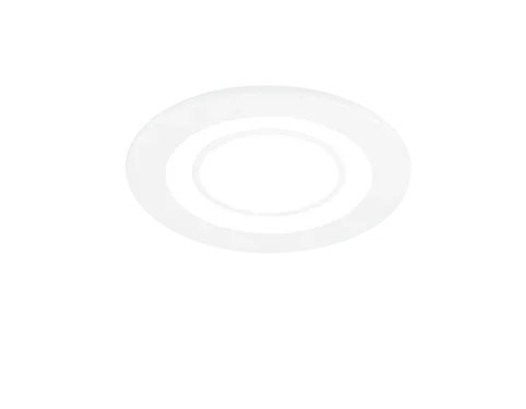 Mat witte Flannon inbouwspot Ø8,2 cm met geïntegreerde LED, compact en strak, set van 3