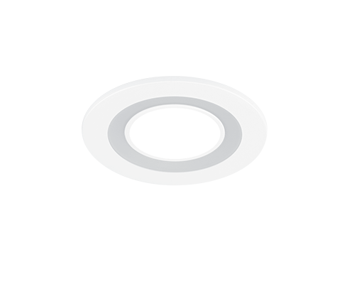 Inbouwspot Flannon Mat Wit Ø8,2 cm - Set van 3 - Afbeelding 2