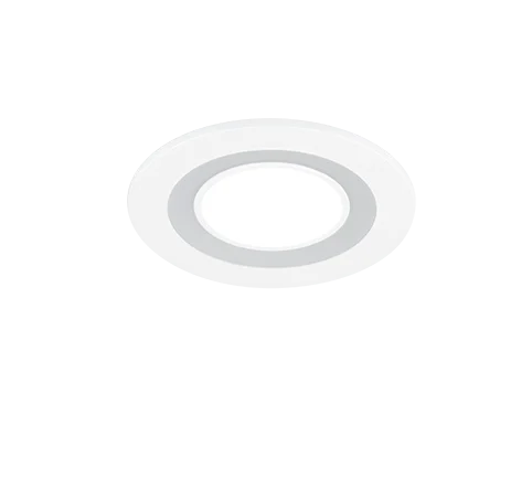 Inbouwspot Flannon Mat Wit Ø8,2 cm - Set van 3 - Afbeelding 2