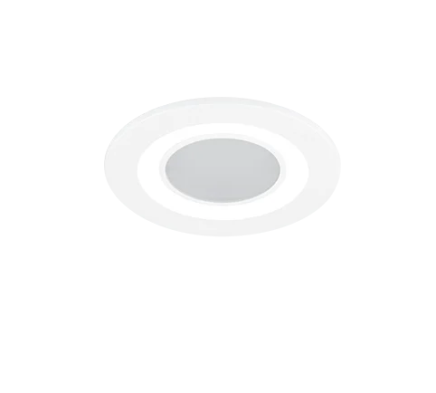 Inbouwspot Flannon Mat Wit Ø8,2 cm - Set van 3 - Afbeelding 3
