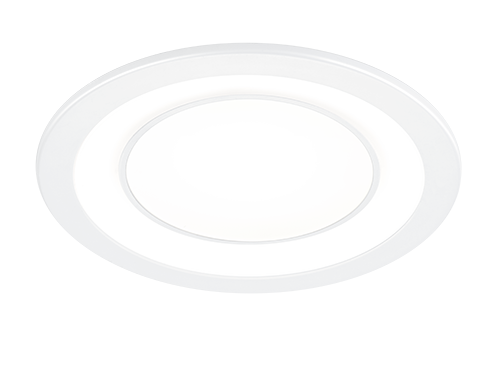 Braulis mat witte inbouwspot Ø14,8 cm met geïntegreerde LED, set van 3, modern rond design