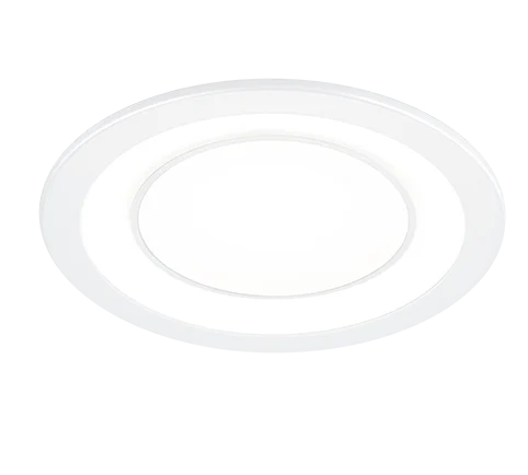 Braulis mat witte inbouwspot Ø14,8 cm met geïntegreerde LED, set van 3, modern rond design