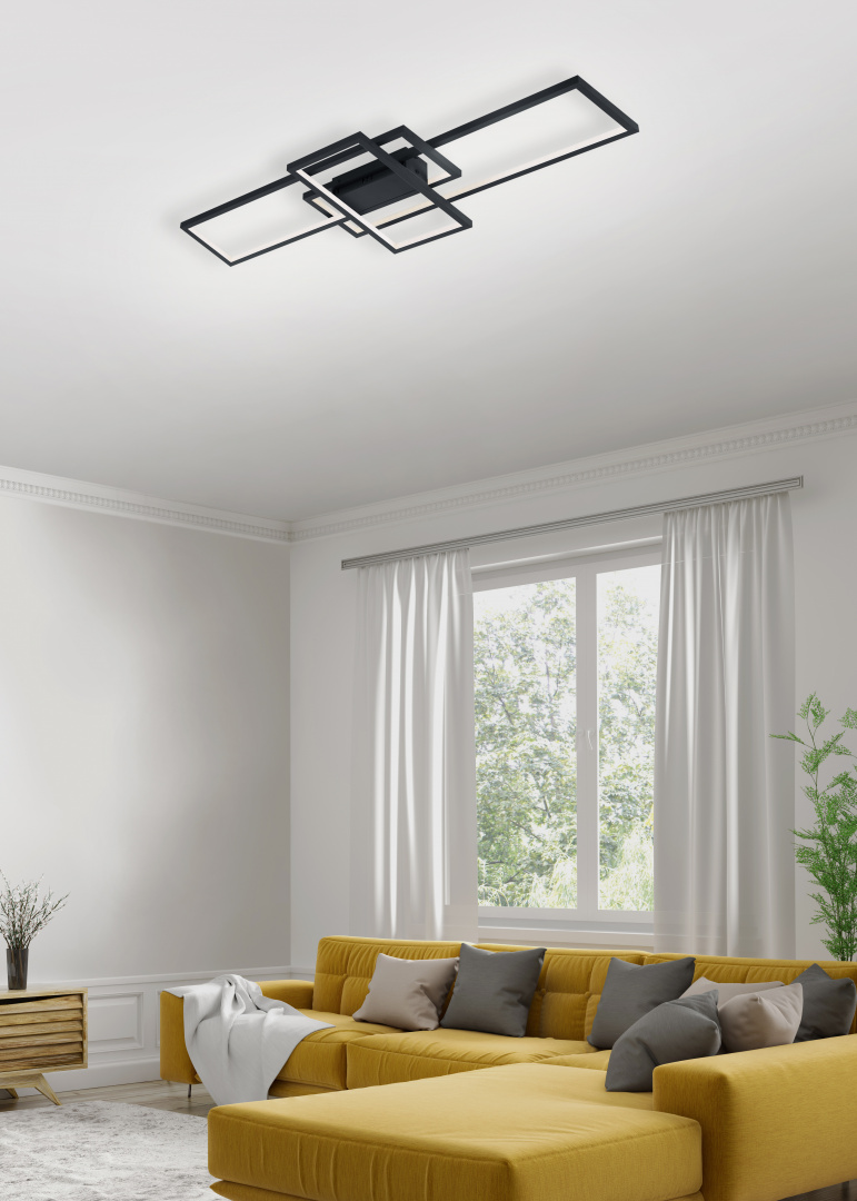 Plafondlamp Gormes Antraciet - Set van 3 - Afbeelding 5