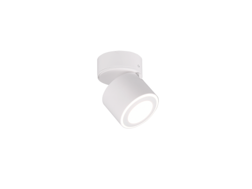Plafondlamp Passena mat wit, compacte draaibare LED-spot met moderne metalen afwerking, set van 3