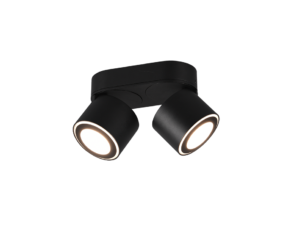 Plafondlamp Caalum Mat Zwart - Set van 3