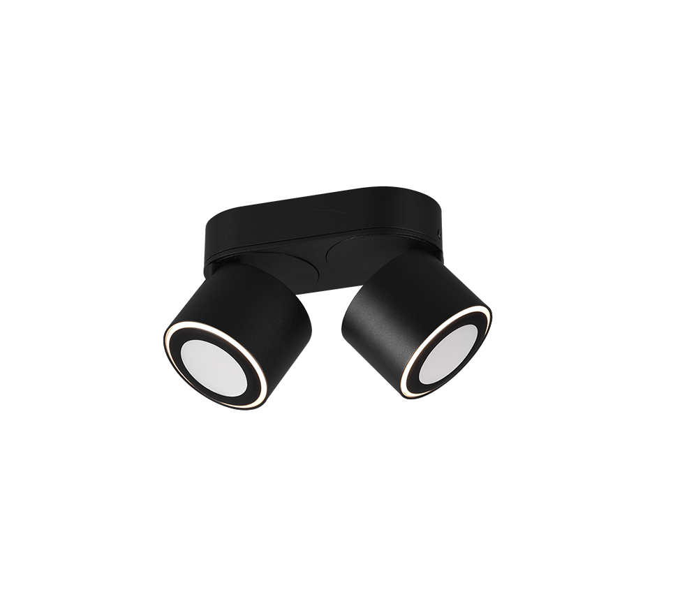 Plafondlamp Caalum Mat Zwart - Set van 3 - Afbeelding 3