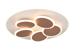 Plafondlamp Benor Wit Ø49 cm - Set van 3