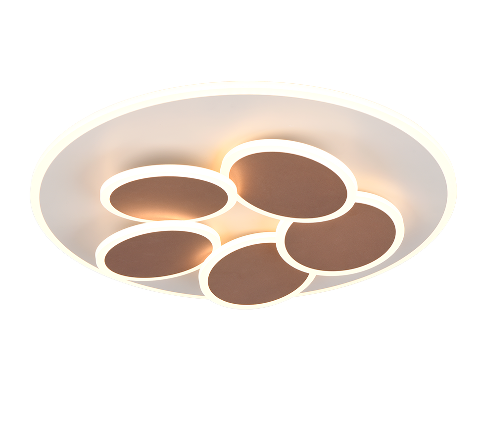 Plafondlamp Benor Wit Ø49 cm - Set van 3