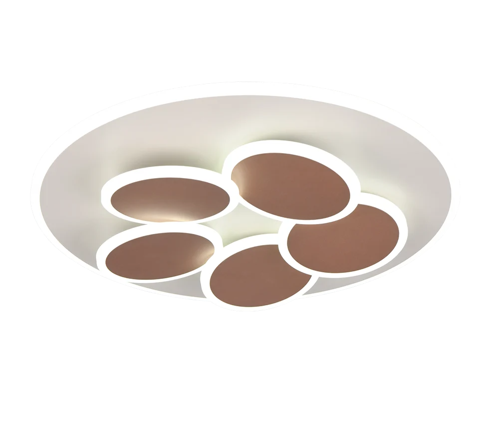 Plafondlamp Benor Wit Ø49 cm - Set van 3 - Afbeelding 2