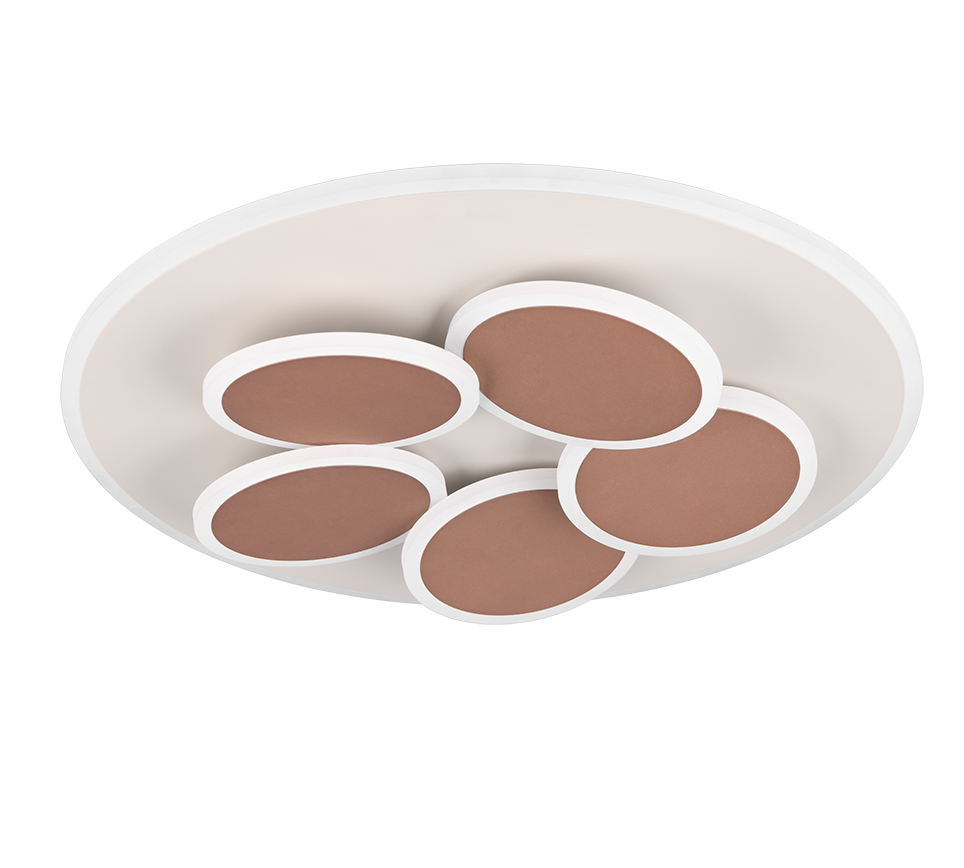 Plafondlamp Benor Wit Ø49 cm - Set van 3 - Afbeelding 5