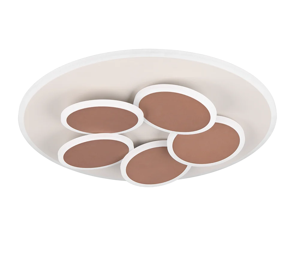 Plafondlamp Benor Wit Ø49 cm - Set van 3 - Afbeelding 5