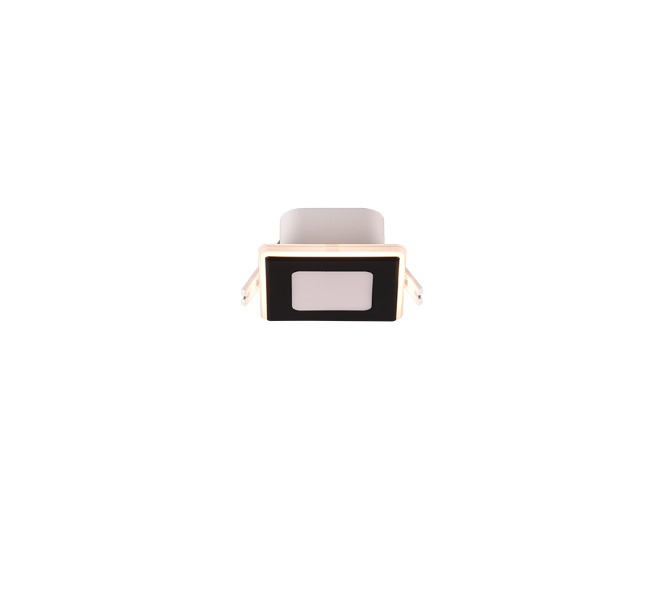 Inbouwspot Ellecom Mat Zwart - Set van 3 - Afbeelding 3