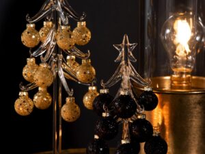 Kerstballen Skoormum Glas Zwart