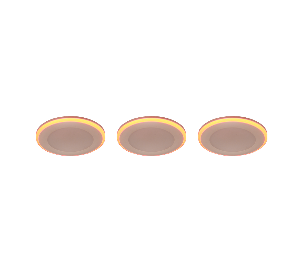 Inbouwspot Geinnero Mat Wit Ø8,2 cm - Set van 3 - Afbeelding 5