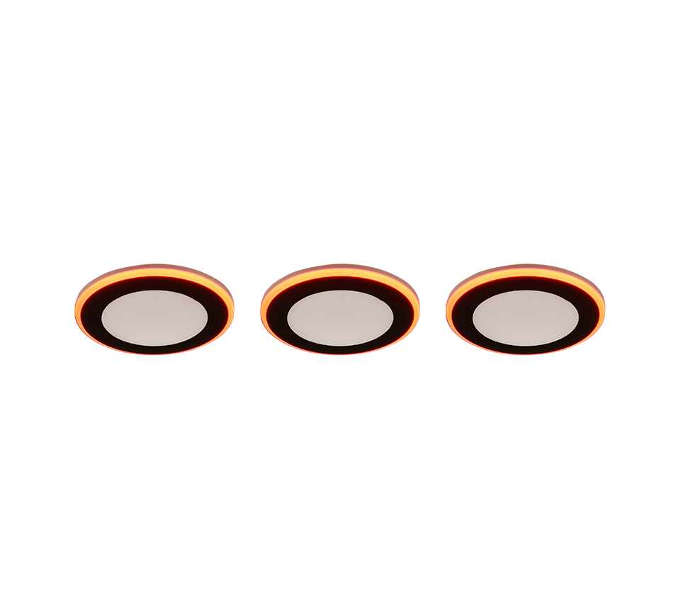 Inbouwspot Leiken Mat Zwart Ø8,2 cm - Set van 3 - Afbeelding 5