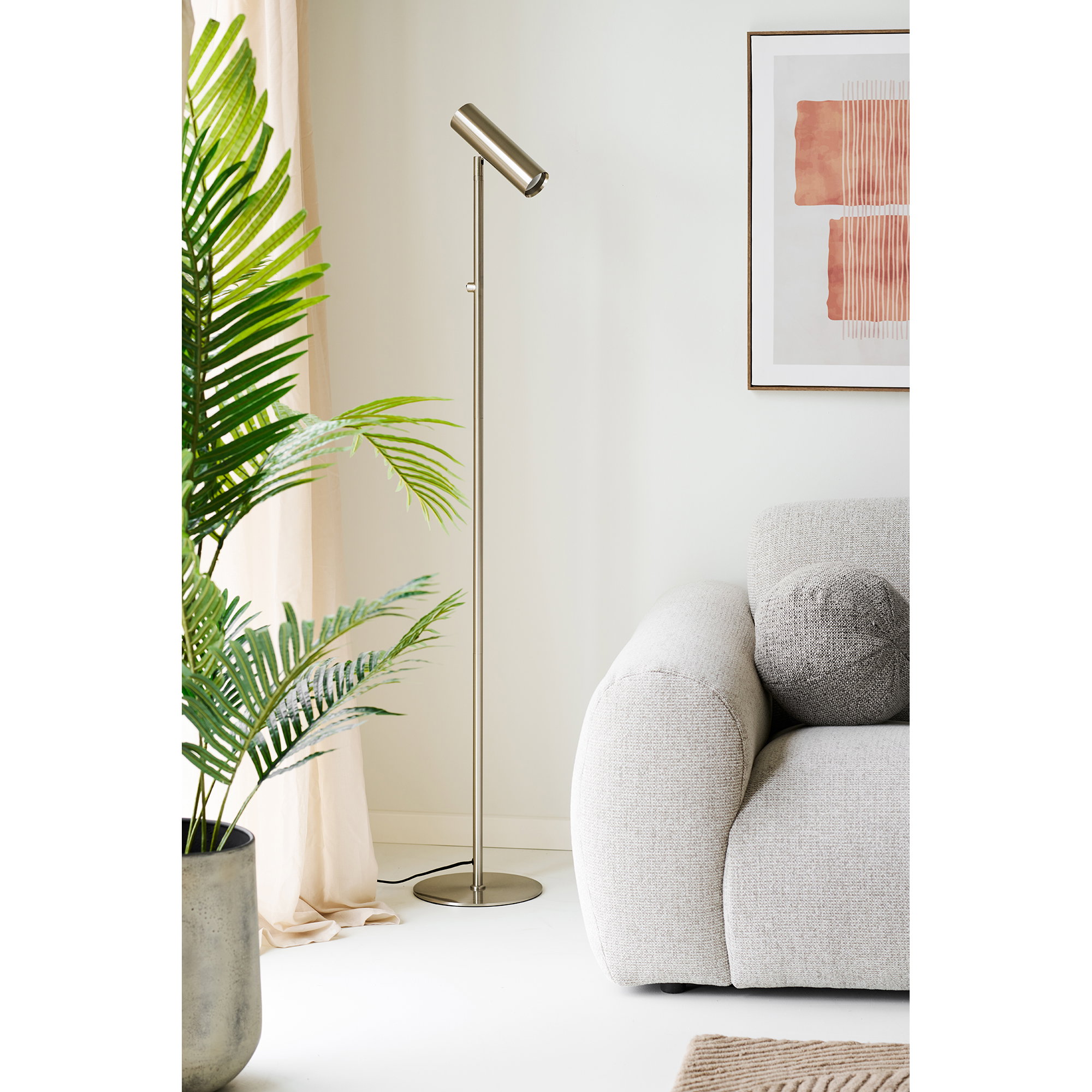 Vloerlamp Skeerdor Zilver H150 cm - Afbeelding 4